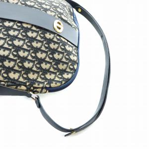 Christian Dior ワンショルダーバッグ トロッター ネイビー