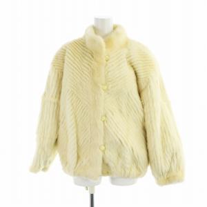 銀サガ 毛皮コート ミンクファー 13 ホワイト