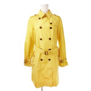 BURBERRY BLUE LABEL トレンチコート 38号 イエロー BURBERRY BLUE LABEL トレンチコート 38号 イエロー