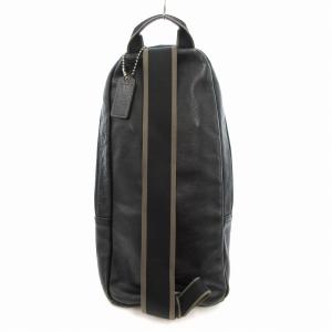 COACH 70811 ボディバッグ スリングバッグ ワンショルダー レザー 黒