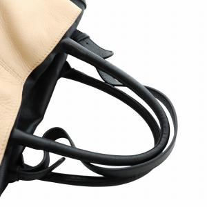 SEE BY CHLOE トートバッグ ショルダー 2WAY ハンド レザー ロゴプレート ゴールド金具 黒 ブラック GY11