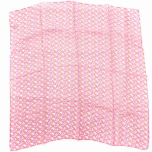 トロッター スカーフ 絹 シルク ピンク /UO GY13