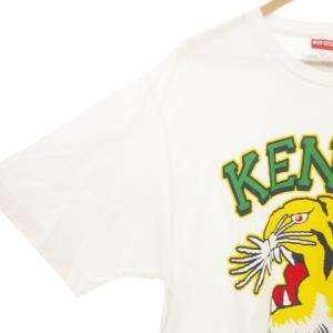 KENZO Tシャツ クルーネック 半袖 プリント 虎 タイガー L 白 ホワイト