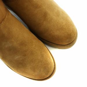 UGG australia アミ AMIE クラシックブーツ ムートン ショート スエード ロゴ US7 24cm 茶 ブラウン 1013428