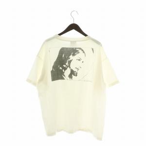 SAINTMICHAEL 23SS Tシャツ カットソー 半袖 クルーネック バックプリント XL 白 ホワイト SM-S23-0000-016
