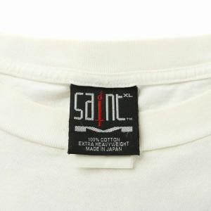 SAINTMICHAEL 23SS Tシャツ カットソー 半袖 クルーネック バックプリント XL 白 ホワイト SM-S23-0000-016