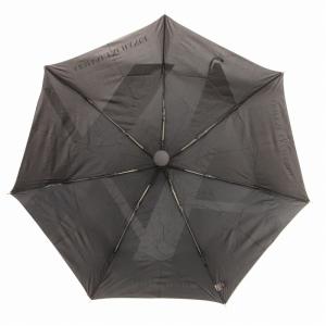 A/X ARMANI EXCHANGE 折り畳傘 雨傘 ロゴ 自動開閉 ワンタッチ 黒 ブラック 白 ホワイト GY18 /TZ