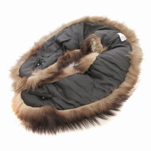 SAGA FOX 銀サガ ティペット ファー 毛皮 茶 /JS GY18