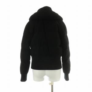 COACH ダウンジャケット ブルゾン アウター ウール ロゴ 2 S 黒 ブラック 56702 /XZ GY18