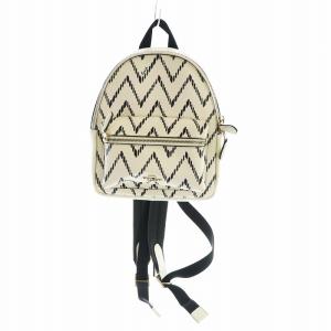 ミニ チャーリー リュックサック バックパック デイバッグ ジオ・シェブロン プリント ロゴ PVC レザー