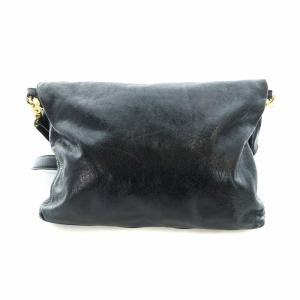 TORY BURCH ショルダーバッグ 2WAY 斜め掛け ゴールド金具 レザー ロゴ 黒 ブラック GY11 /MQ