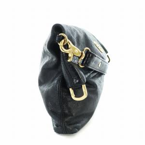 TORY BURCH ショルダーバッグ 2WAY 斜め掛け ゴールド金具 レザー ロゴ 黒 ブラック GY11 /MQ