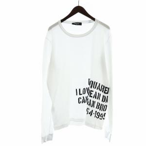 22SS Tシャツ カットソー 長袖 ロンT ロゴ S 白 ホワイト GY18 /MQ