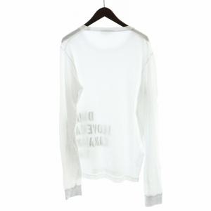 DSQUARED2 22SS Tシャツ カットソー 長袖 ロンT ロゴ S 白 ホワイト GY18 /MQ