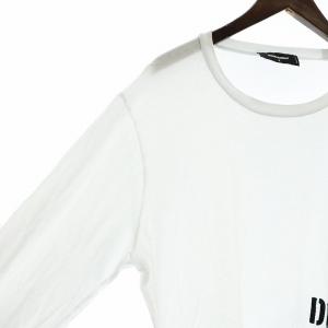 DSQUARED2 22SS Tシャツ カットソー 長袖 ロンT ロゴ S 白 ホワイト GY18 /MQ