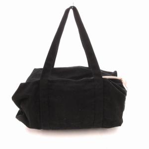 トートバッグ ボストン ロゴ 黒 ブラック ピンク GY11（2025/03