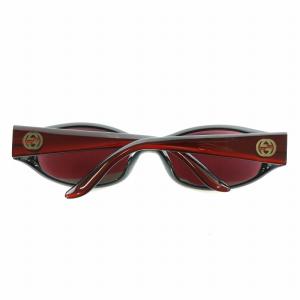 GUCCI 眼鏡 サングラス 度入り セルフレーム カラーレンズ インターロッキングG 5516-120 赤 レッド GG2456/N/S