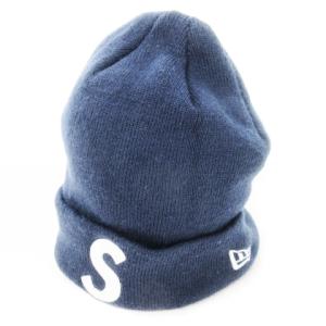 ×New Era S Logo Beanie Black Free 23aw