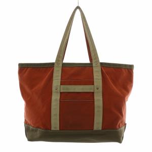 HUMAN MADE トートバッグ ハンド キャンバス ロゴ オレンジ 茶色 ブラウン /XZ GY18