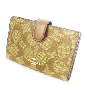 未使用級✨COACH✨コーチ✨F63975✨シグネチャー ダブルジップ スクエア コインケース F63975 シグネチャー ラグジュアリー スモール