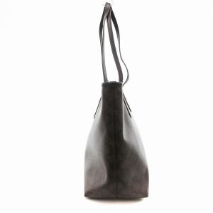 COACH トートバッグ ハンドバッグ シグネチャー レザー切替 茶 58292