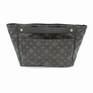 russet バッグインバッグ ポーチ ナイロン 総柄 グレー