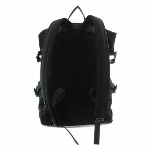 COACH ミックスド マテリアル テレイン ロール トップ リュックサック ブラック