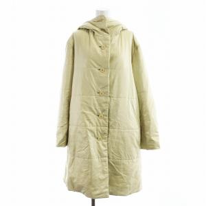 フェット FETE 中綿コート ロング 長袖 フード 3 L クリーム色 黄 イエロー GY18 /MQ
