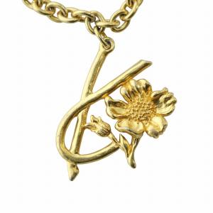 KENZO ブレスレット アクセサリー 花 フラワーモチーフ Kロゴ ゴールド色 GY18