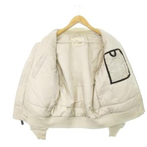 AVIREX MA-1 中綿 ジャケット ブルゾン ジップアップ ミリタリー ワッペン 刺繍 カモフラ M グレー 6162157