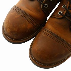 RED WING IRON RANGER ワークブーツ US8 ブラウン