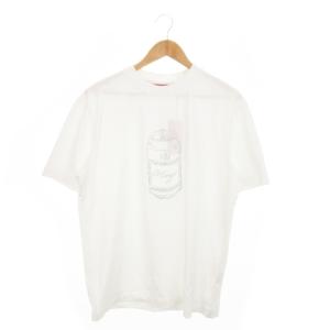 Tシャツ カットソー ラウンドネック 丸首 半袖 ラインストーン M 白 ホワイト /MN20 GY27