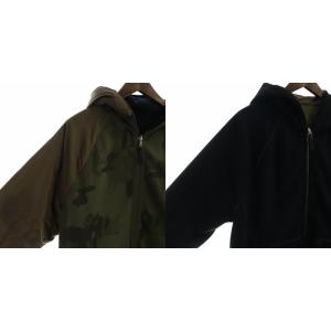 PRADA SPORT リバーシブル パーカー カモフラ L ブラック カーキ