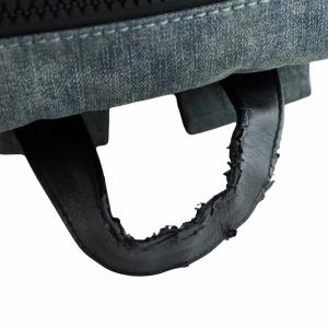 DIESEL リュックサック バックパック カモフラ 迷彩柄 デニム地 レザー 切替 カーキ GY18 /MQ