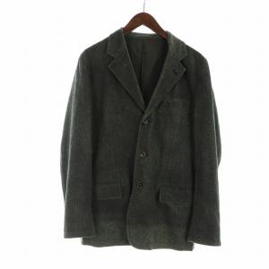 AD2004 テーラードジャケット ブレザー シングル 長袖 総裏地 S カーキ HN-J040 GY17