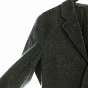 COMME des GARCONS HOMME AD2004 テーラードジャケット ブレザー シングル 長袖 総裏地 S カーキ HN-J040 GY17