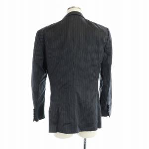 BURBERRY BLACK LABEL シングルスーツ セットアップ 上下 3点 テーラードジャケット パンツ ベスト 長袖 総裏地 サイドベンツ