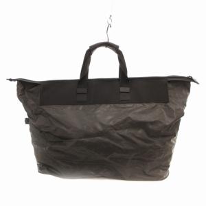 ISSEY MIYAKE ボストンバッグ トラベルバッグ ショルダー ロゴ 切替 黒 ブラック /FT