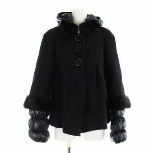 PREMIERE ダウンジャケット ミンクファー 0 ブラック