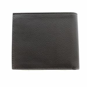 HUNTING WORLD 二つ折り財布 ウォレット ロゴ レザー 茶 ブラウン GY18