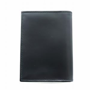 HUNTING WORLD カードケース 名刺入れ 二つ折り レザー キャンバス ロゴ 黒 ブラック GY18