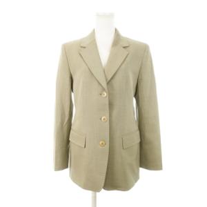 白タグ テーラードジャケット 総裏地 3B ウール 40 M ベージュ /AH4 GY18