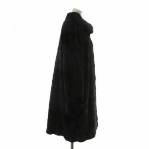 SAGA MINK 銀サガ CHERTE ファーコート F ブラック