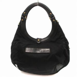 ハンドバッグ ナイロン レザー 黒 9333 /JS GY18