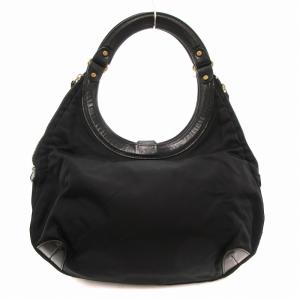 Felisi ハンドバッグ ナイロン レザー 黒 9333 /JS GY18