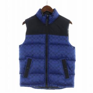 ダウンベスト シグネチャー XS ブラック ブルー