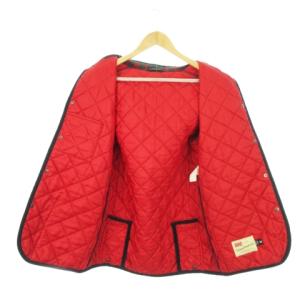 Traditional Weatherwear × アールニューボールド R.NEWBOLD キルティングジャケット 中綿 フロントスナップボタン フード付き