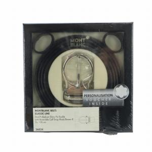 クラシック ライン CLASSIC LINE ベルト リバーシブル レザー ロゴ シルバー金具 黒 ブラック