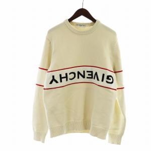 リバースロゴ ニット M アイボリー