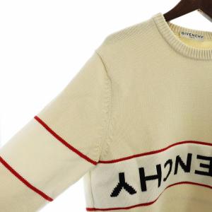 GIVENCHY リバースロゴ ニット M アイボリー